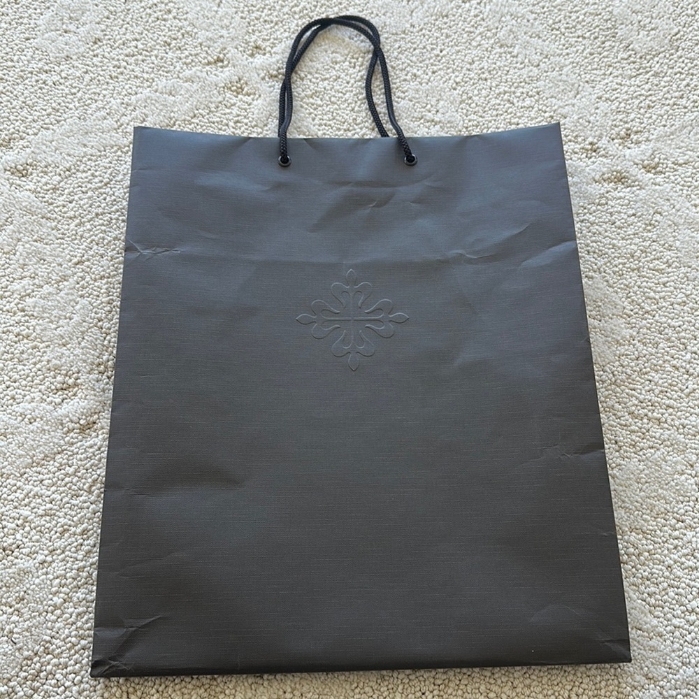 Authentic Patek Philippe Luxury Shopping Bag